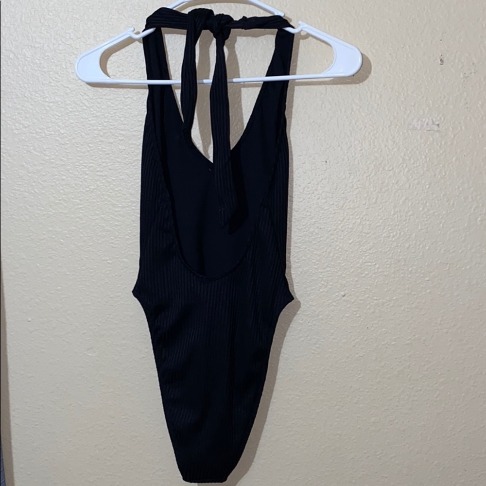 NWOT Forever 21 Black Halter Swimsuit/Bodysuit